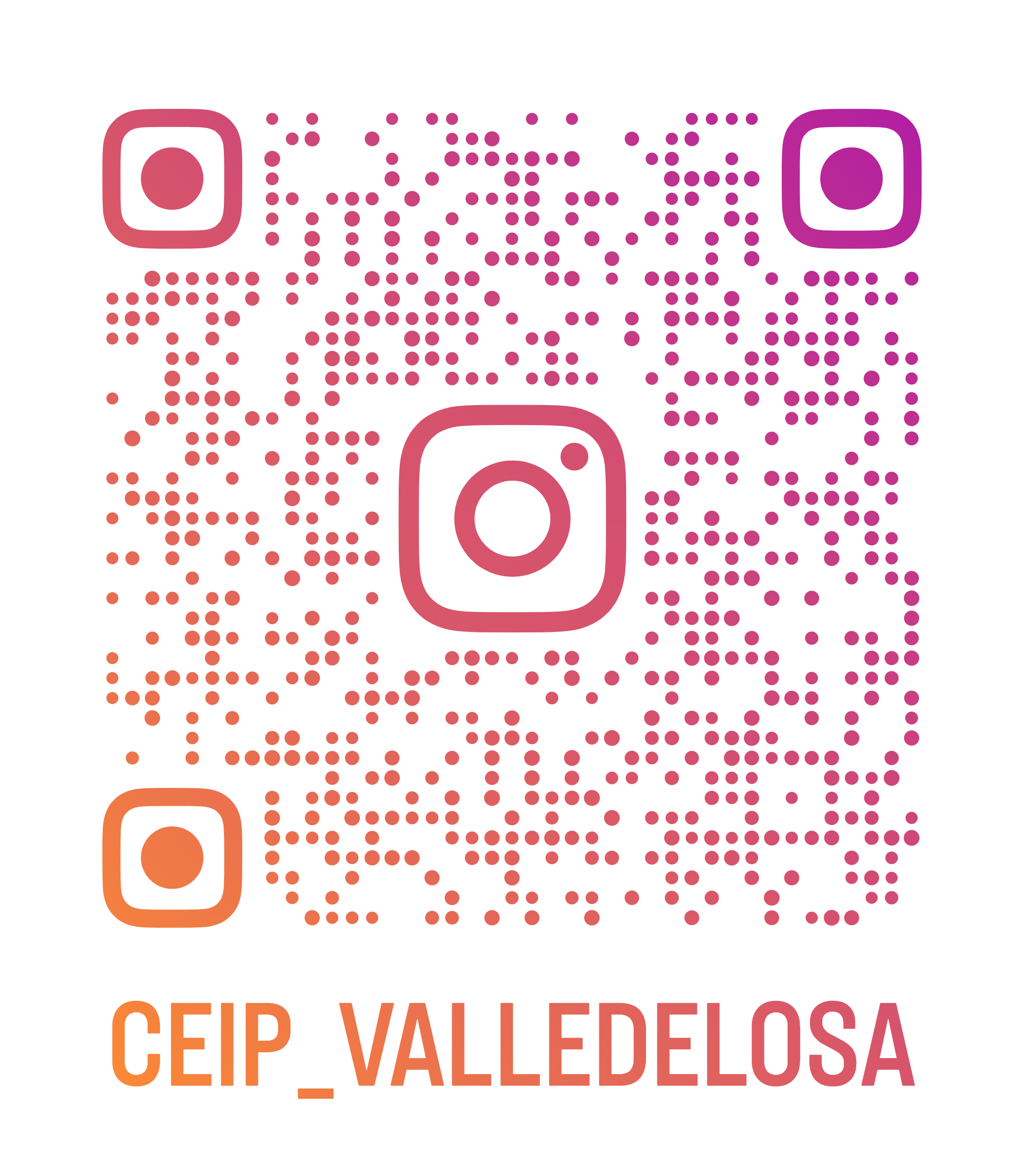 INICIO_ Código QR acceso a instagram